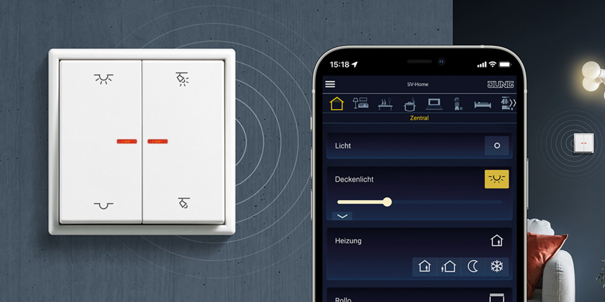 KNX RF Taster bei wdw retail e.K. in Bad Blankenburg